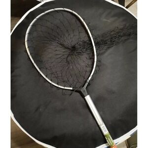 Aluminum Landing Net Safe for Fish 35 Inch Total Length Cushion Grip Handle
